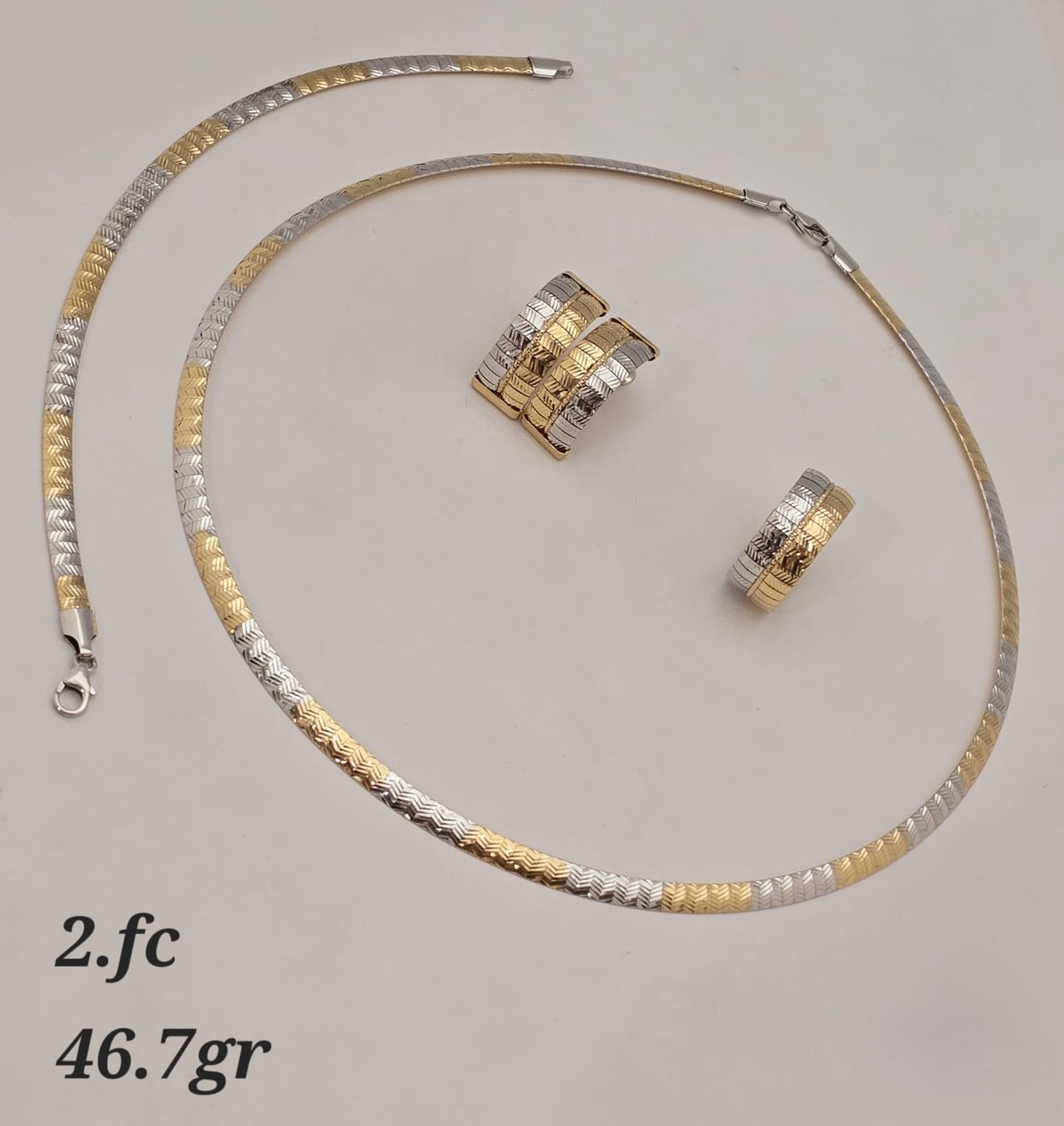 21k gold set 46.70 grams