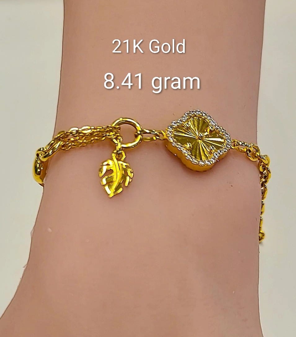 21k gold Bracelets 8.41g