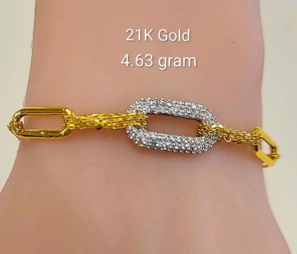 21k gold Bracelets 4.63g