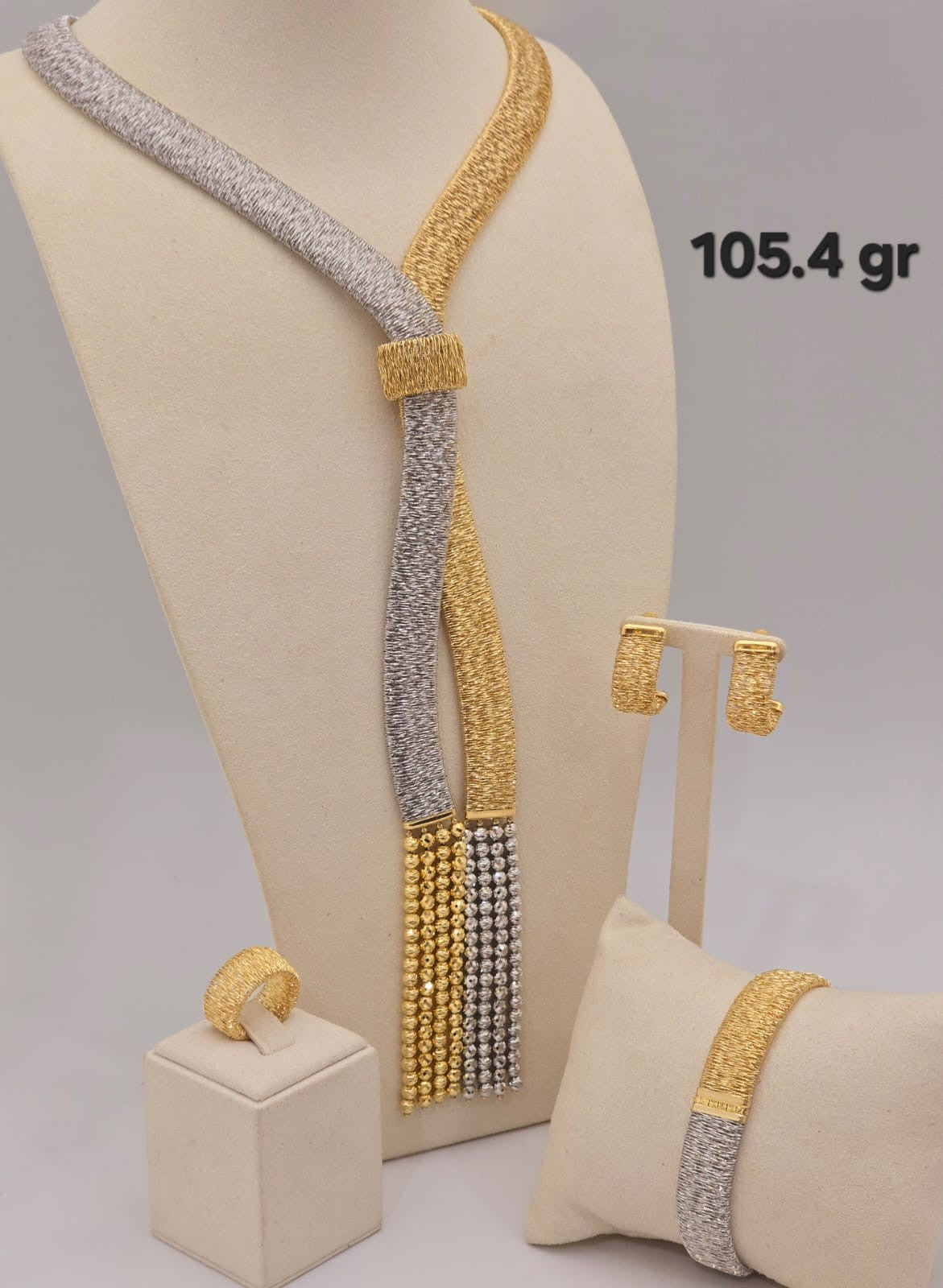 21k gold full set 105.4 grams