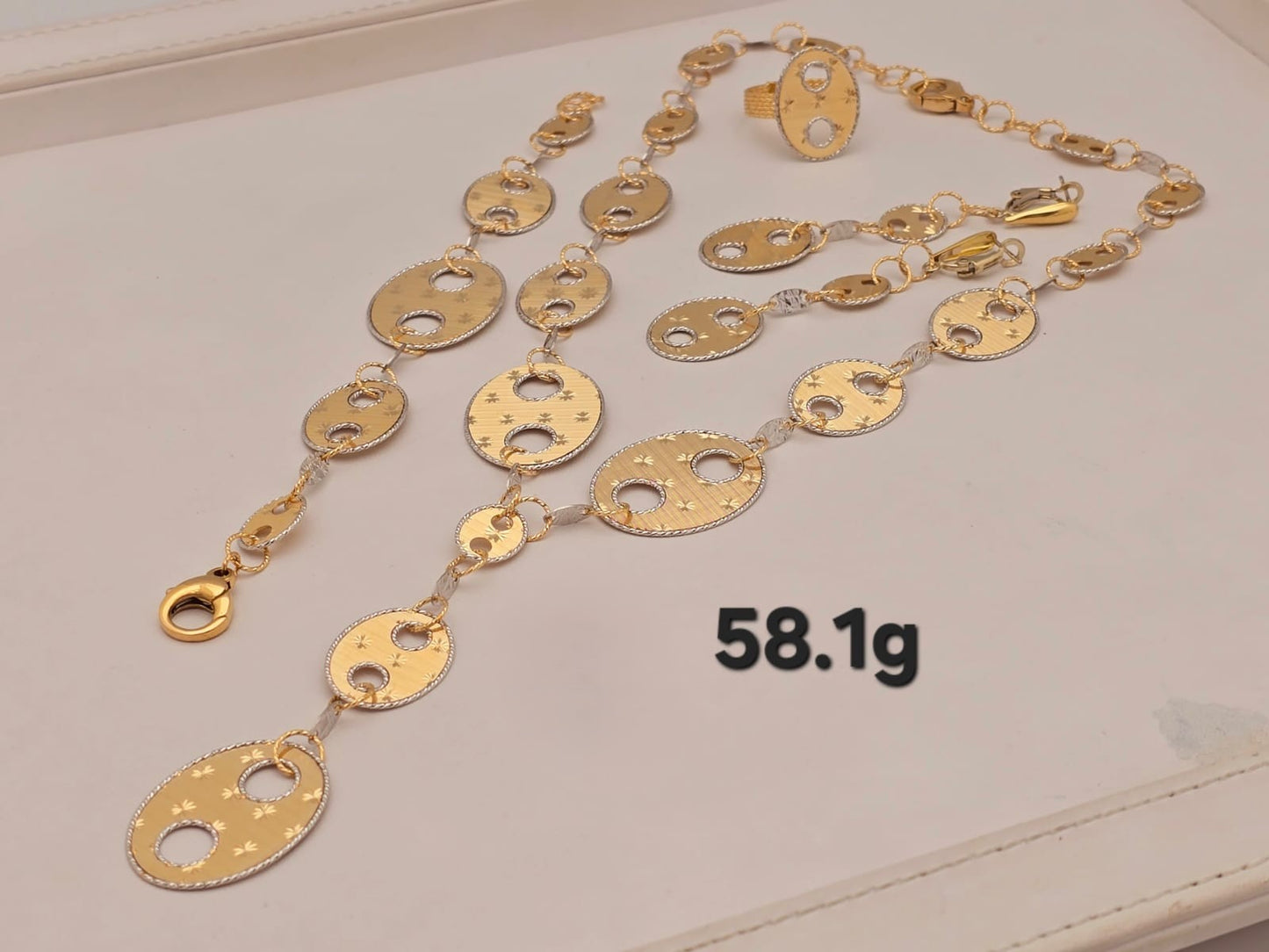 21k gold full set 58.1 grams
