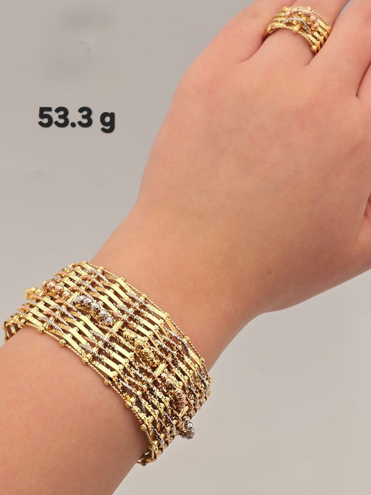 New 21k Gold bracelet 53.3 g