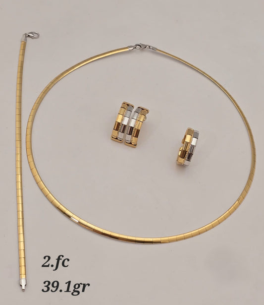 21k gold set 39.1 grams