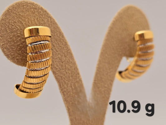 21k gold earring 10.9 grams