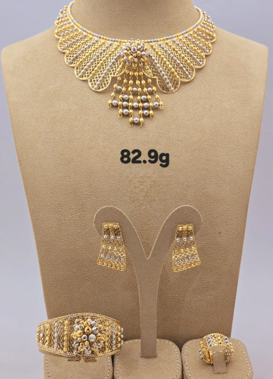 21k gold full set 82.9 grams