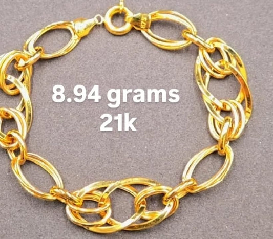 21k gold Bracelets 8.94g