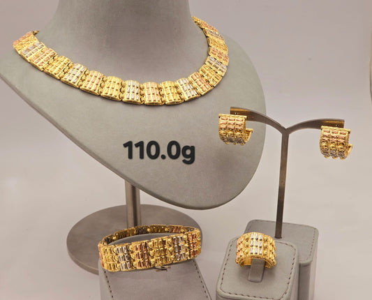 21k gold full set 110 grams