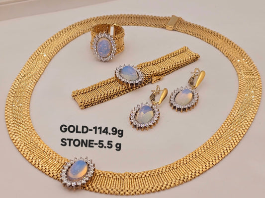 21k gold full set 114.9 grams