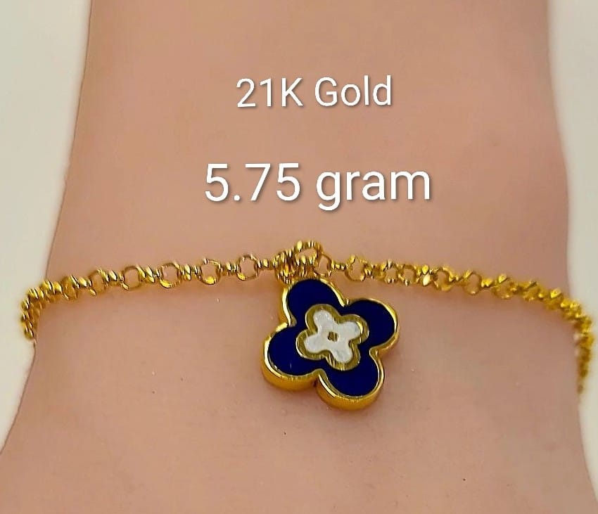 21k Anklet 5.75g
