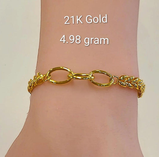 21k Bracelets 4.98g