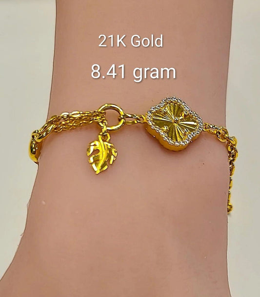 21k gold Bracelets 8.41g