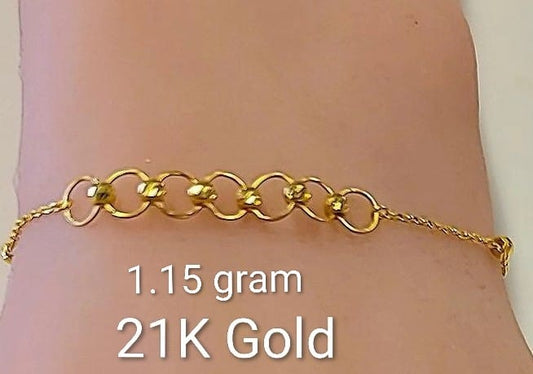 21k gold Bracelets 1.15g