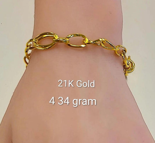 21k gold Bracelets 4.34g