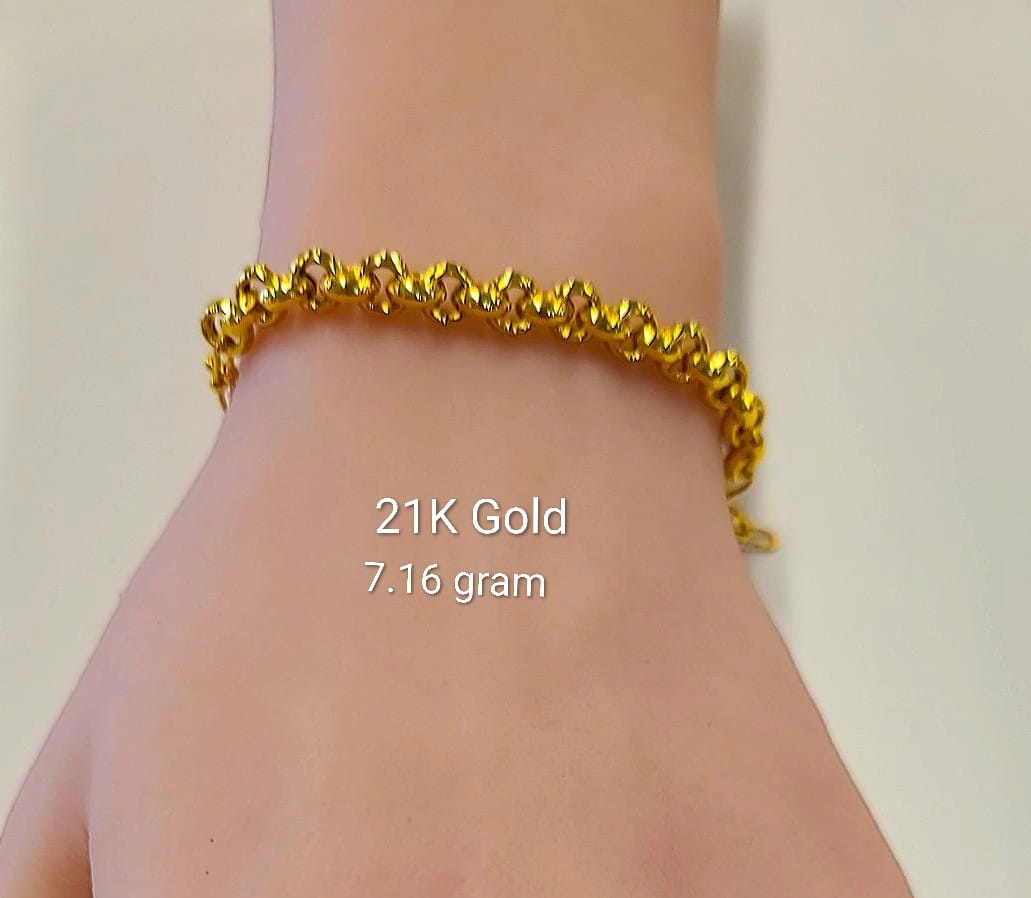 21k gold Bracelets 7.16g