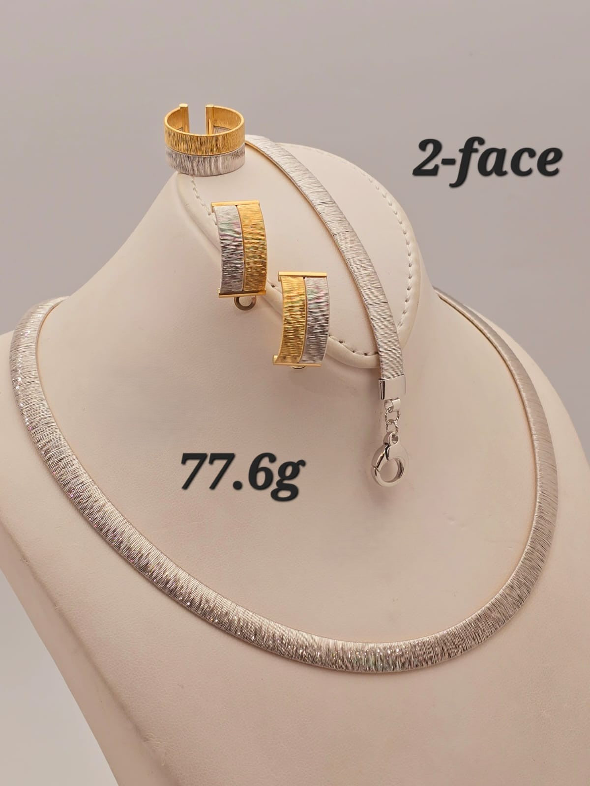 21k gold full set 77.6 grams