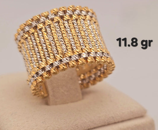 21k gold ring 11.8 grams