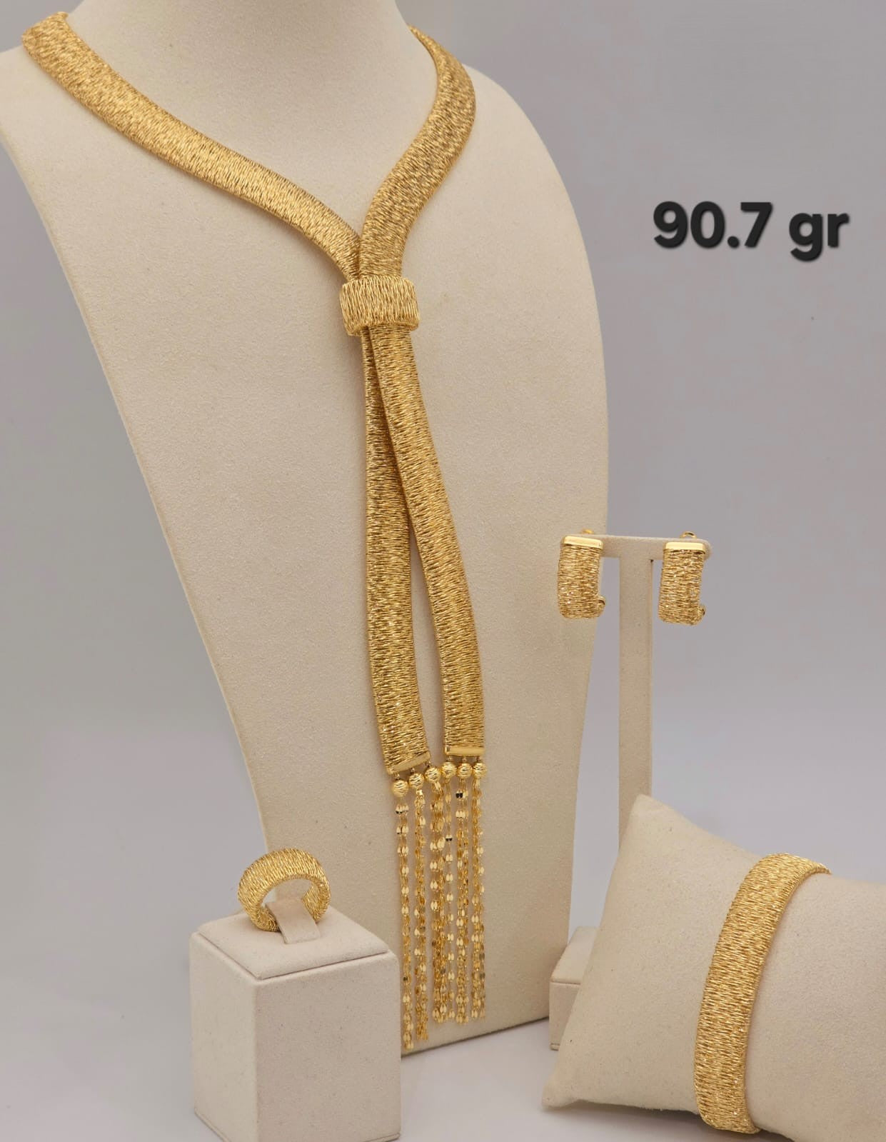 21k gold full set 90.7 grams