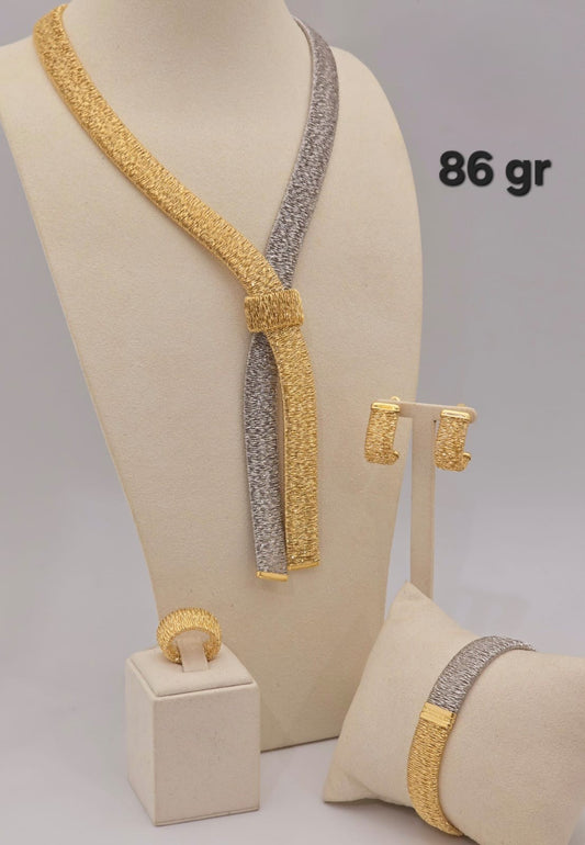 21k gold full set 86 grams