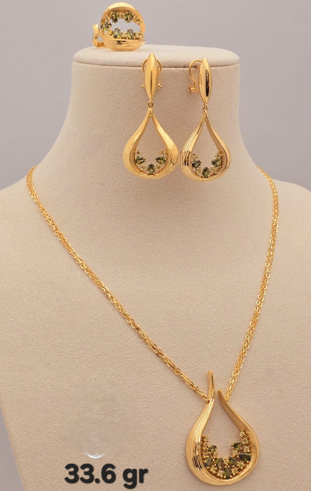 21k gold full set 33.60 grams