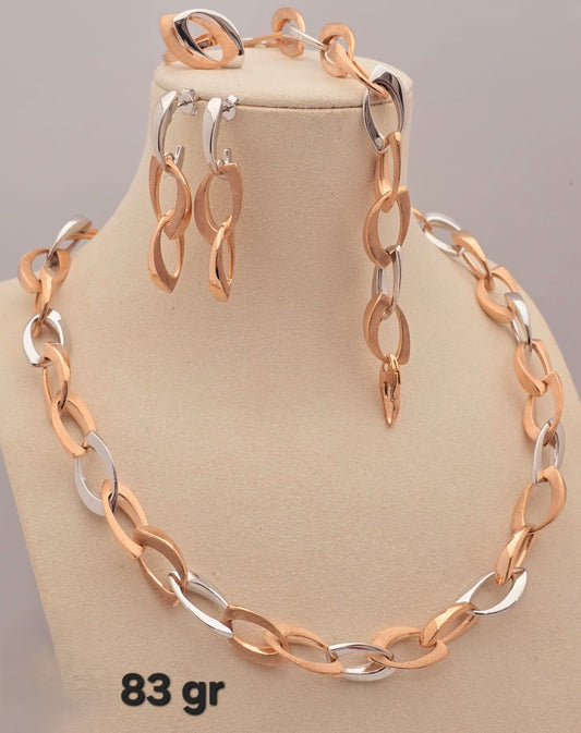 21k gold half set 83 grams