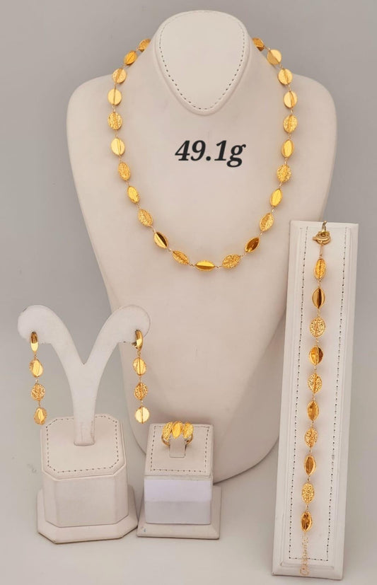 21k gold full set 49.1 grams