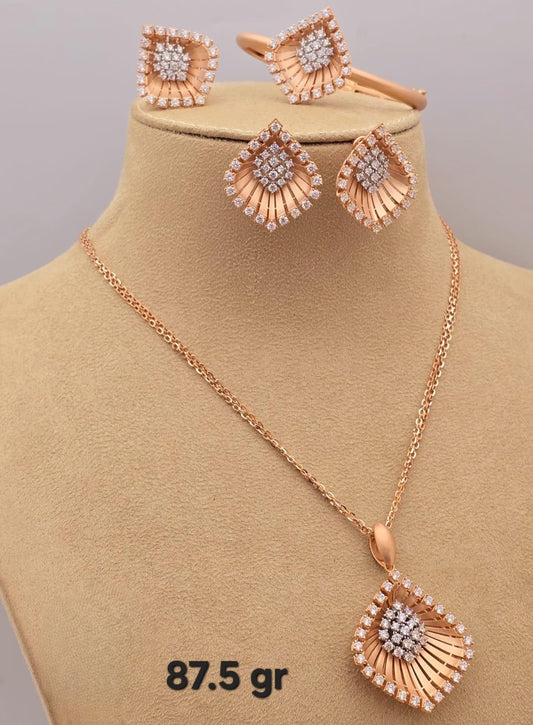 21k gold full set 87.5 grams