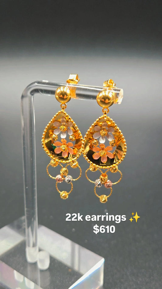 22k earrings