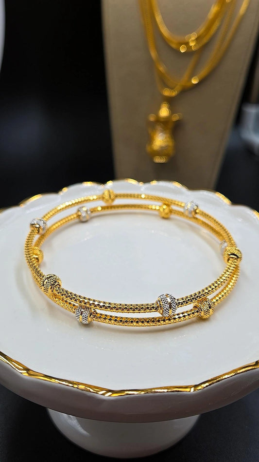 22k Bangles set of 2